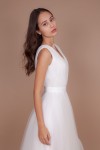 Свадебное платье длины макси (Белое) - фото 